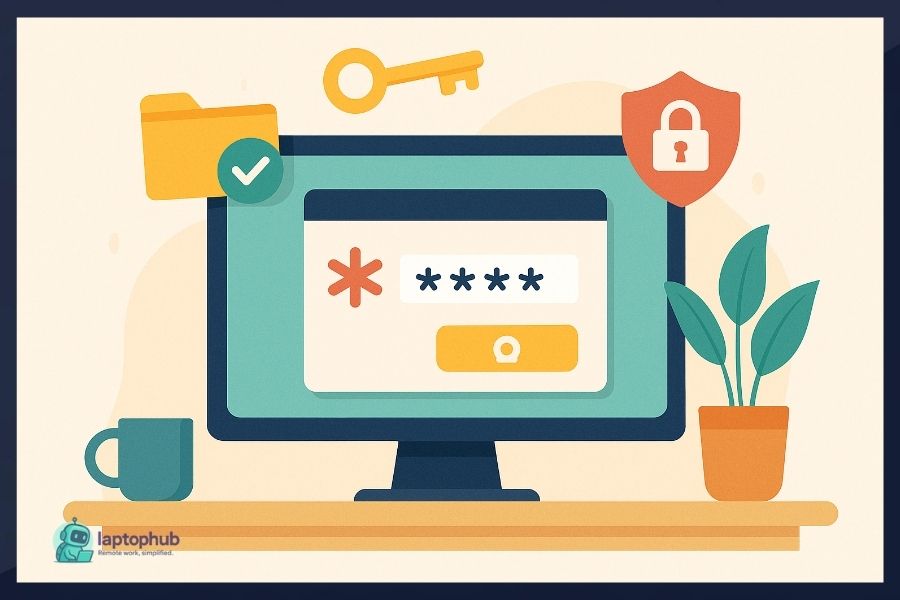 Best Password Managers for remote work illustration